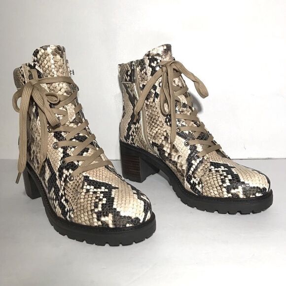 Vince Camuto Suede Leather Lace-Up Ankle Boots - Picture 2 of 7